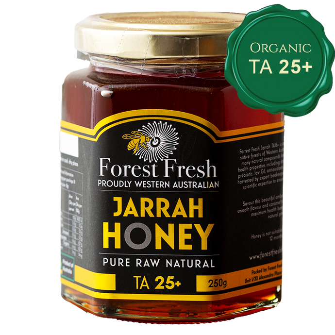 Forest Fresh Organic Jarrah Honey TA25+ (250g)